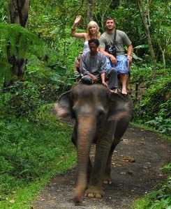 Bali elephant ride